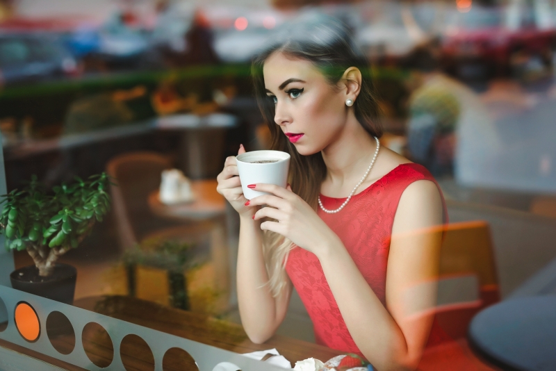 Agnieszka -Valentine’s photo shoot in Brown Sugar Cafe Killarney  (Colour)