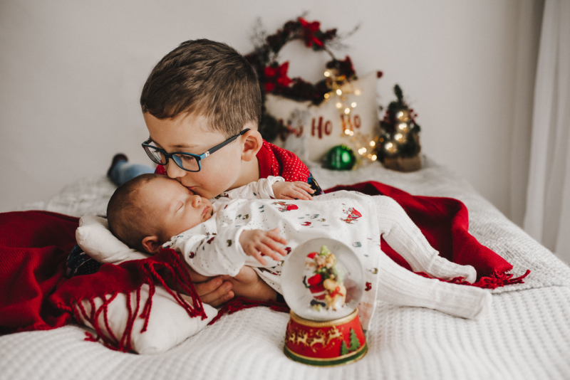 Christmas Mini photo session Olaf and Mia