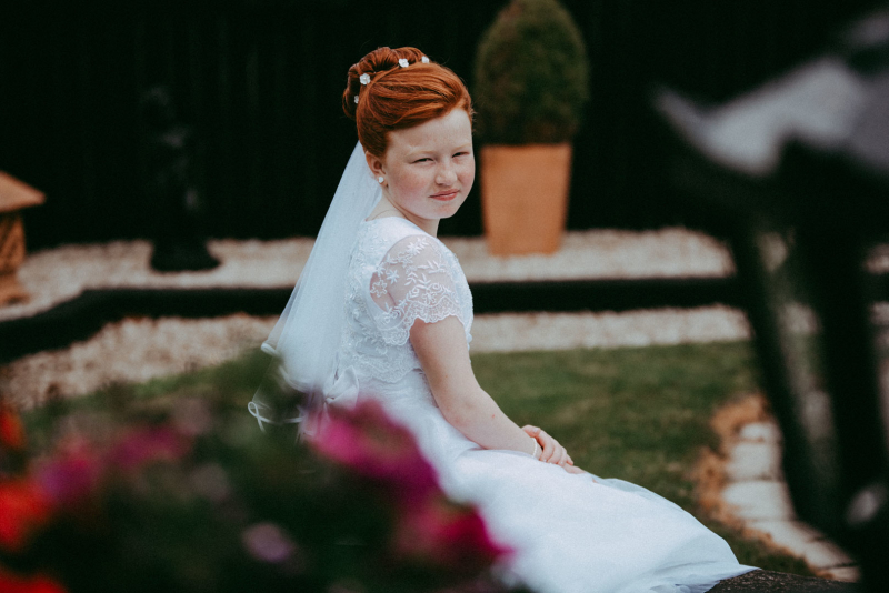 Aoibheann her communion day