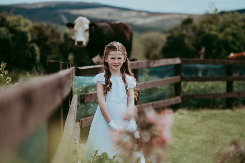 Niamh and her First Holy Communion