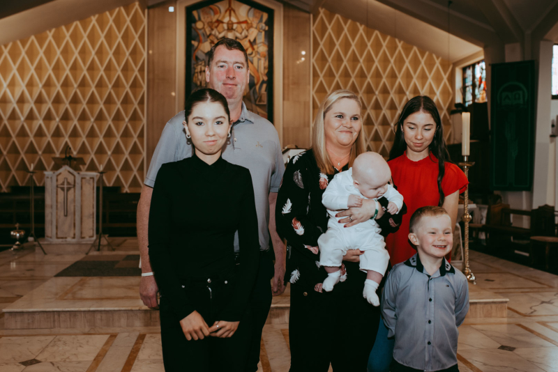 Darragh and His Christening Day